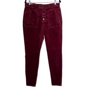 American Eagle Corduroy Pants Maroon